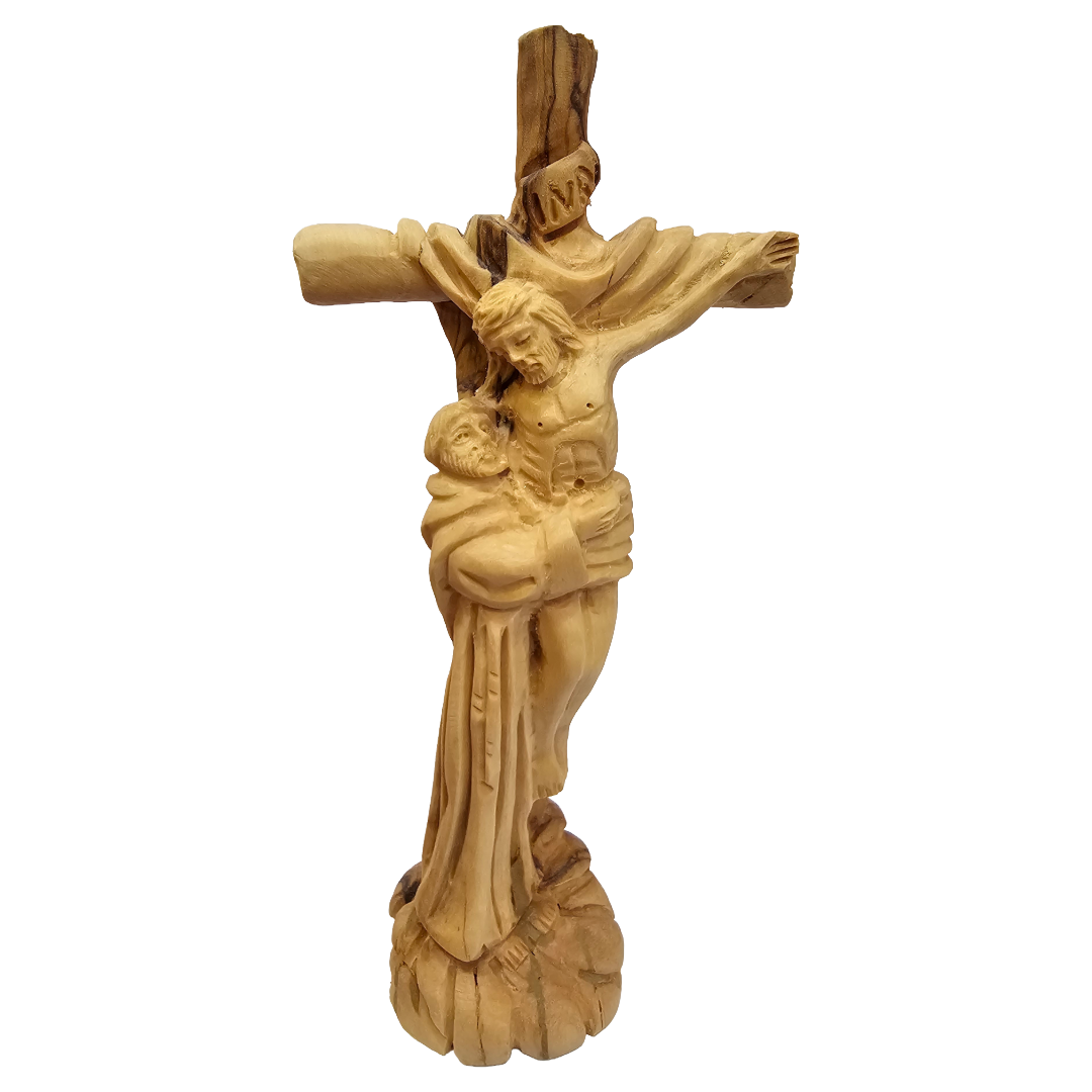 St. Francis with Jesus on the Cross 