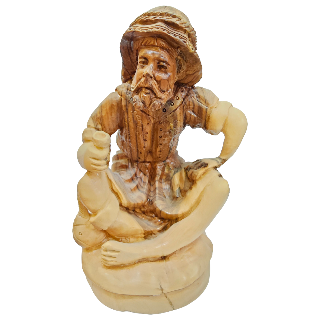 Shepherd figure detailed