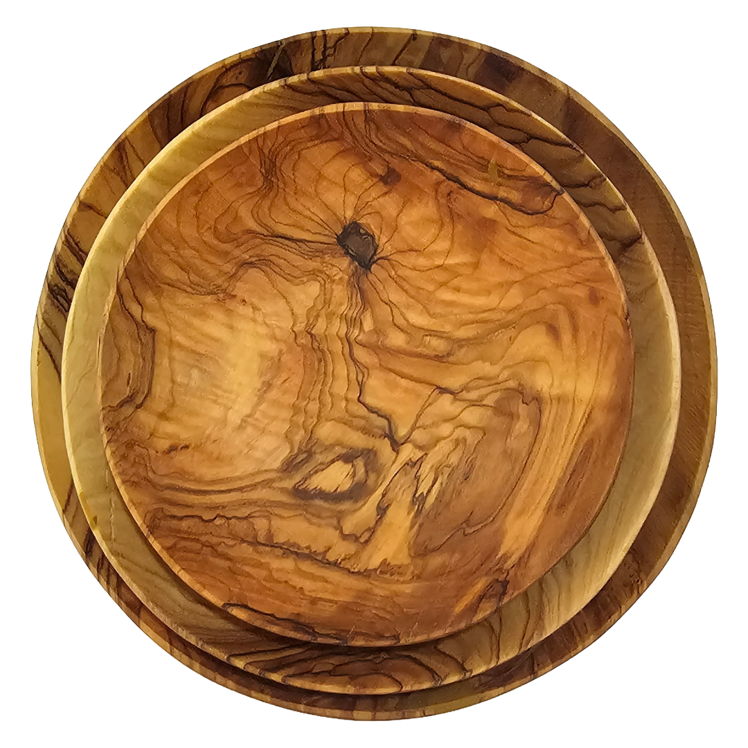 Olive Wood Nesting Bowls image 3