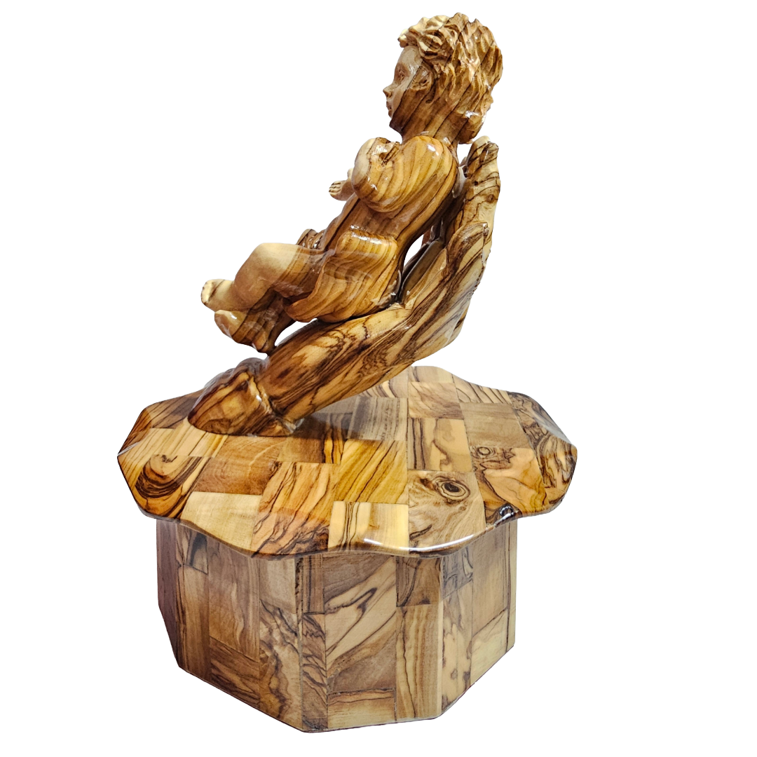 Baby Jesus with rotating base with music image 3